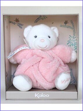 Kaloo Pink Bear Soft Stuffed Animal Toy for Baby  w/Gift Box 0+  New In Gift Box